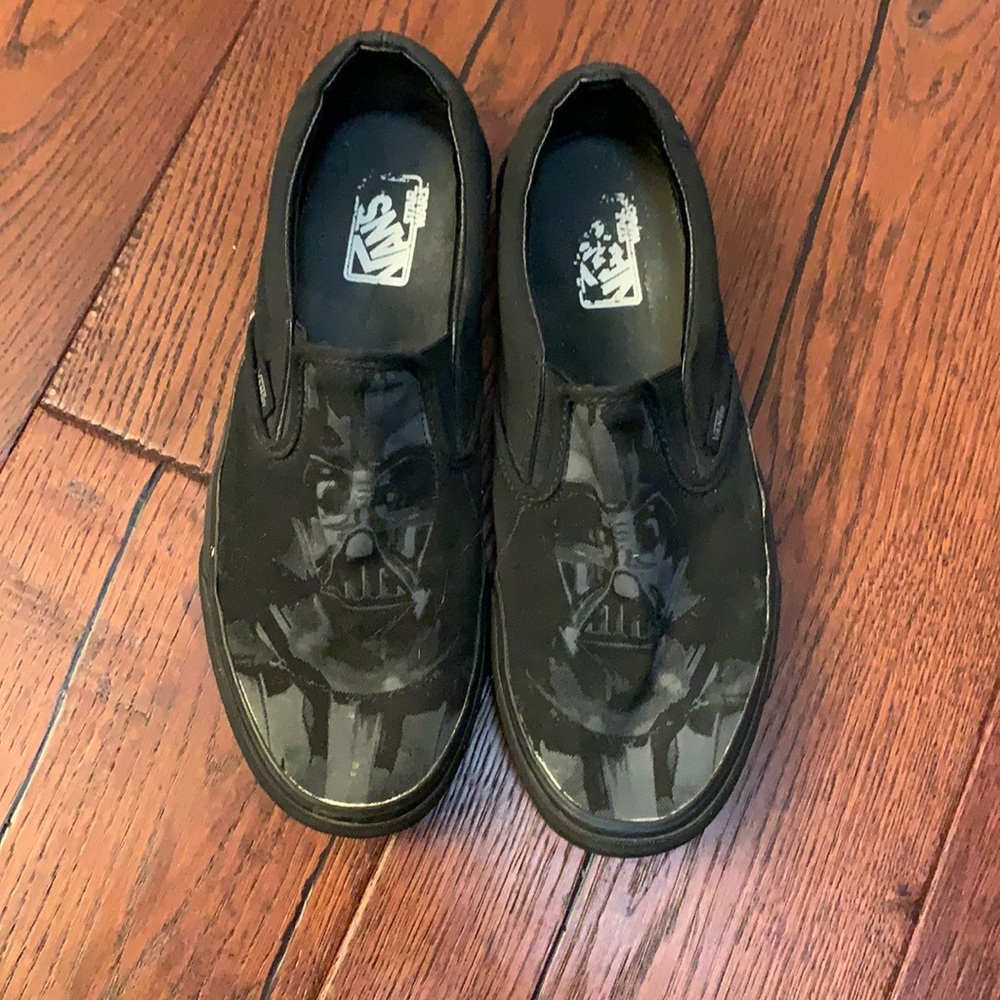 Vans X Star Wars darth vader slip ons